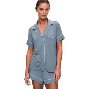 Eberjey Gisele Modal Shorts PJ's Denim Blue Size Small Pajamas Sleepwear